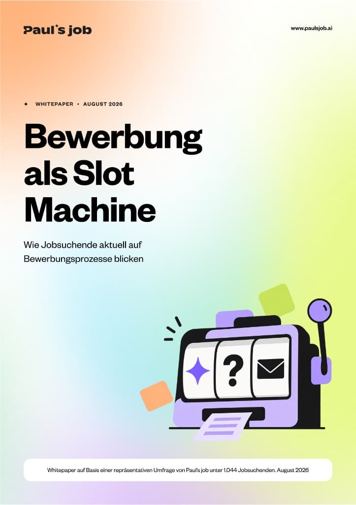 Cover des Whitepapers Bewerbung als Slot Machine